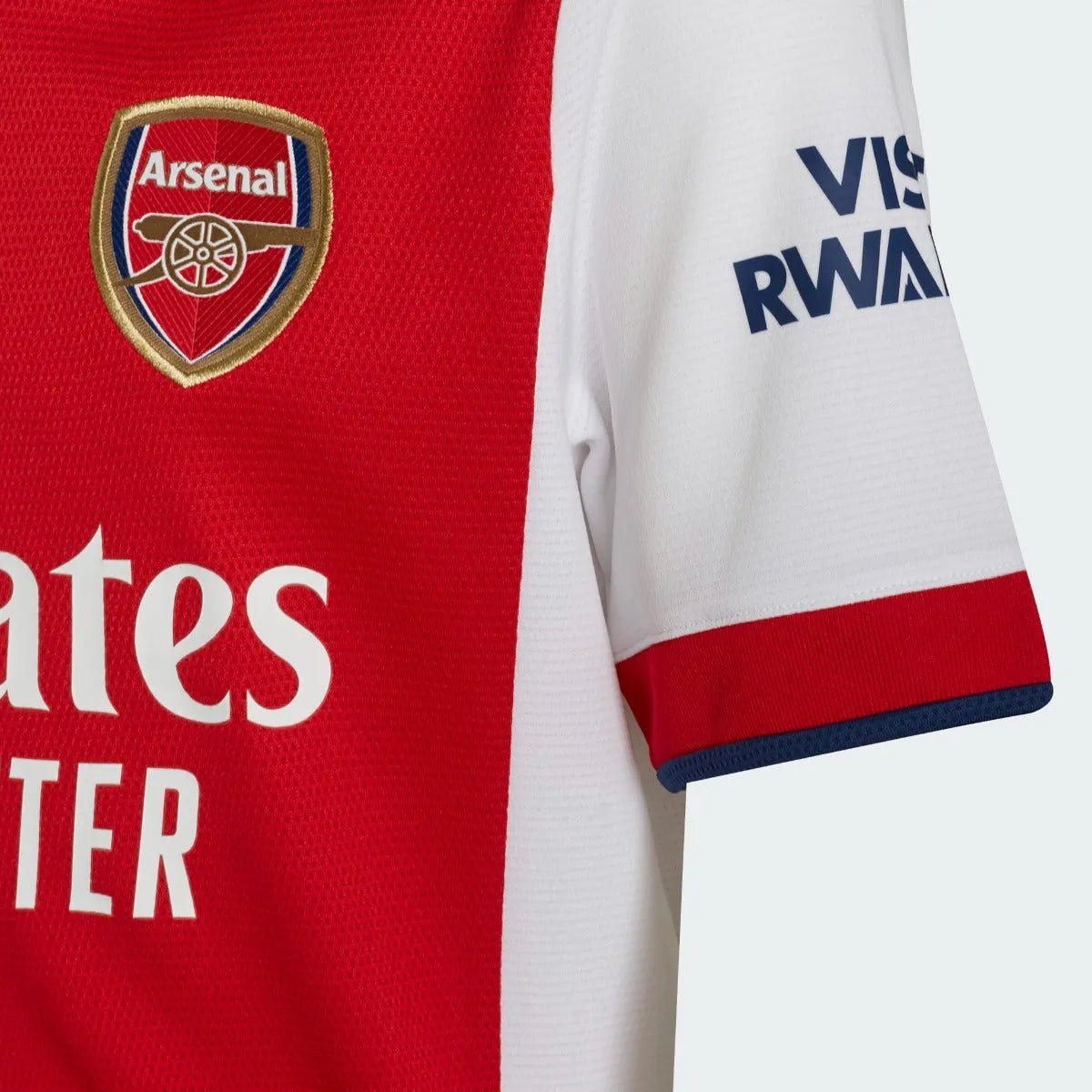 Adidas 2021-22 Arsenal Youth Home Jersey - Scarlet-White
