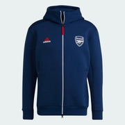 Adidas 2021-22 Arsenal Z.N.E Anthem Jacket - Mystery Blue-Scarlet