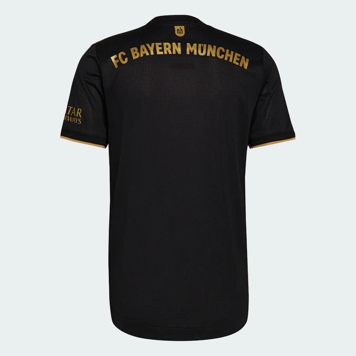 Adidas 2021-22 Bayern Munchen Authentic Away Jersey - Black-Gold