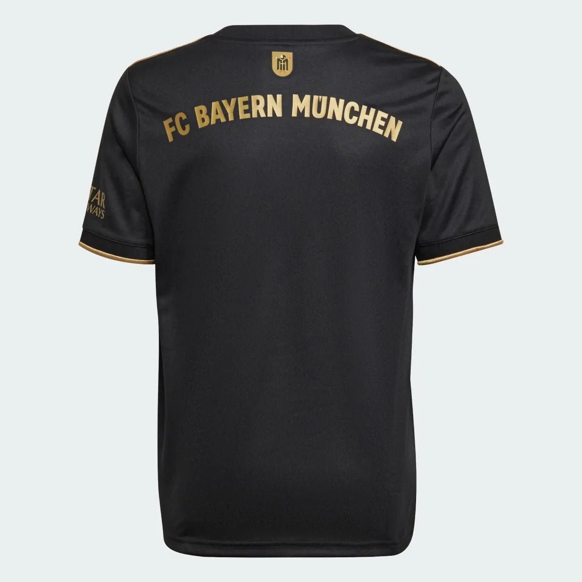 Adidas 2021-22 Bayern Munchen Youth Away Jersey - Black-Gold