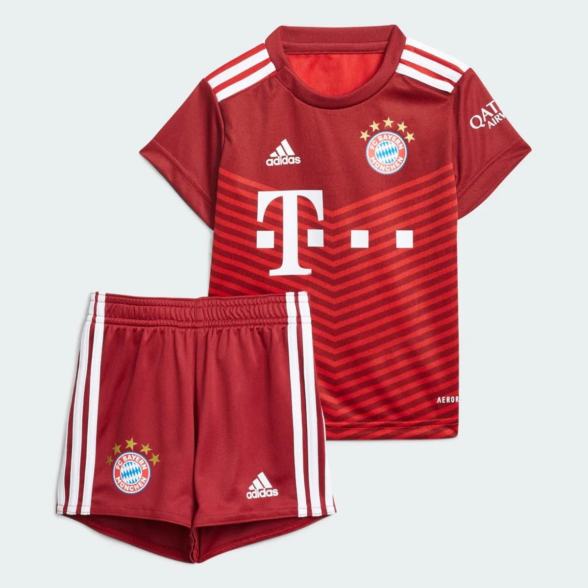 Adidas 2021-22 Bayern Munich Home Baby Set - True Red