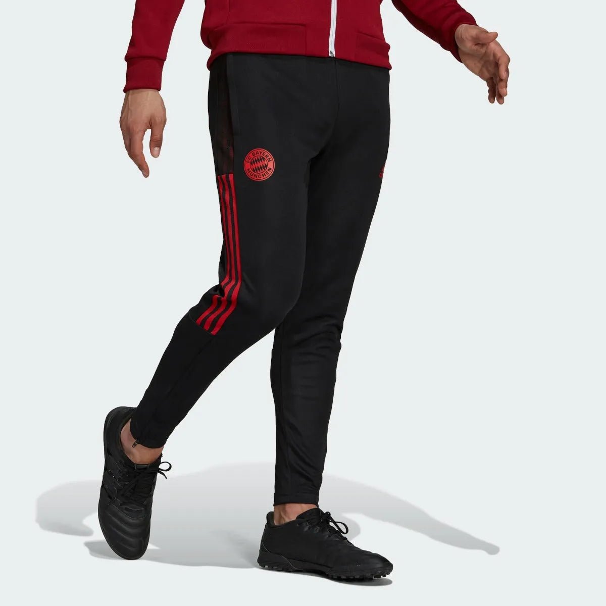 Adidas 2021-22 Bayern Munich Training Pants - Black-Red