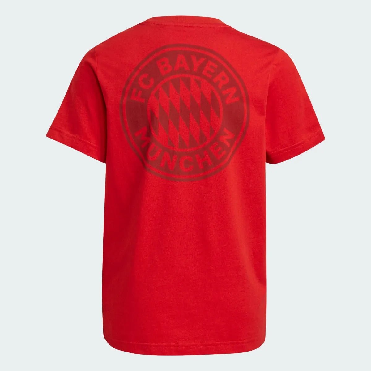 Adidas 2021-22 Bayern Munich Youth Tee - Red (Back)