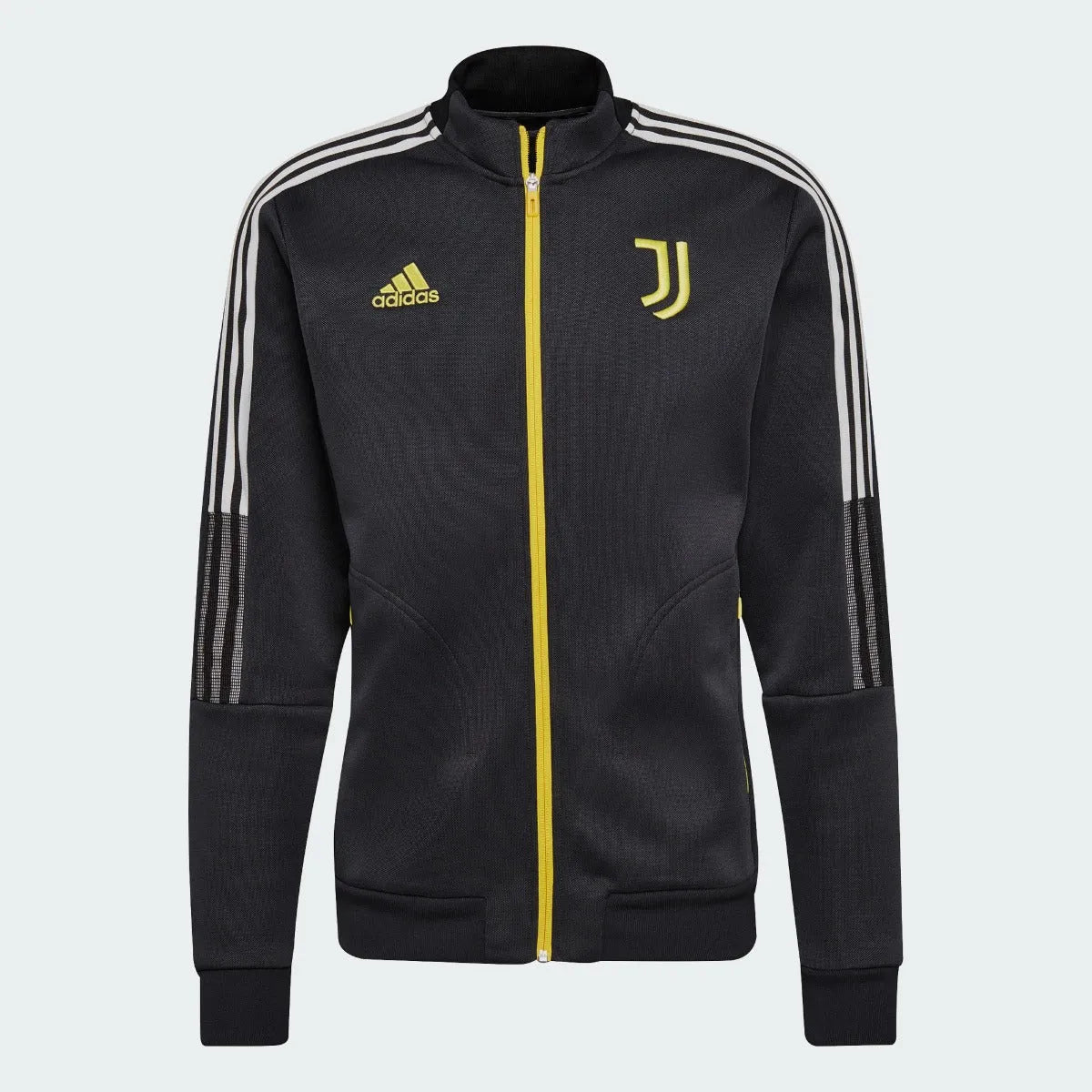 Adidas 2021-22 Juventus Anthem Jacket - Carbon-Yellow