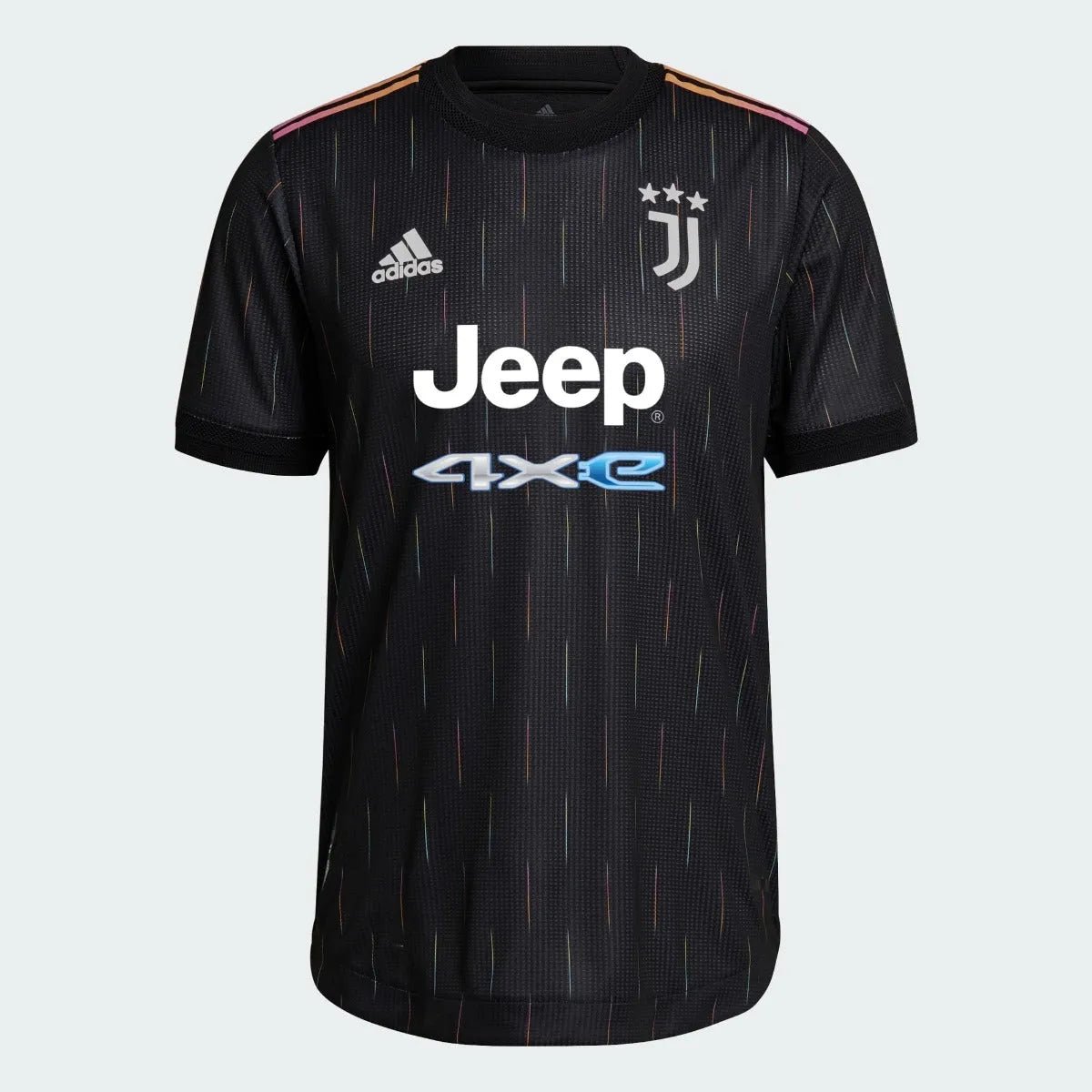 Adidas 2021-22 Juventus Authentic Away Jersey - Black