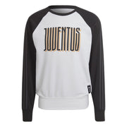 adidas 2021-22 Juventus Graphic Crewneck Sweater - White-Black-Orange