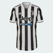 Adidas 2021-22 Juventus Home Authentic Jersey - White-Black