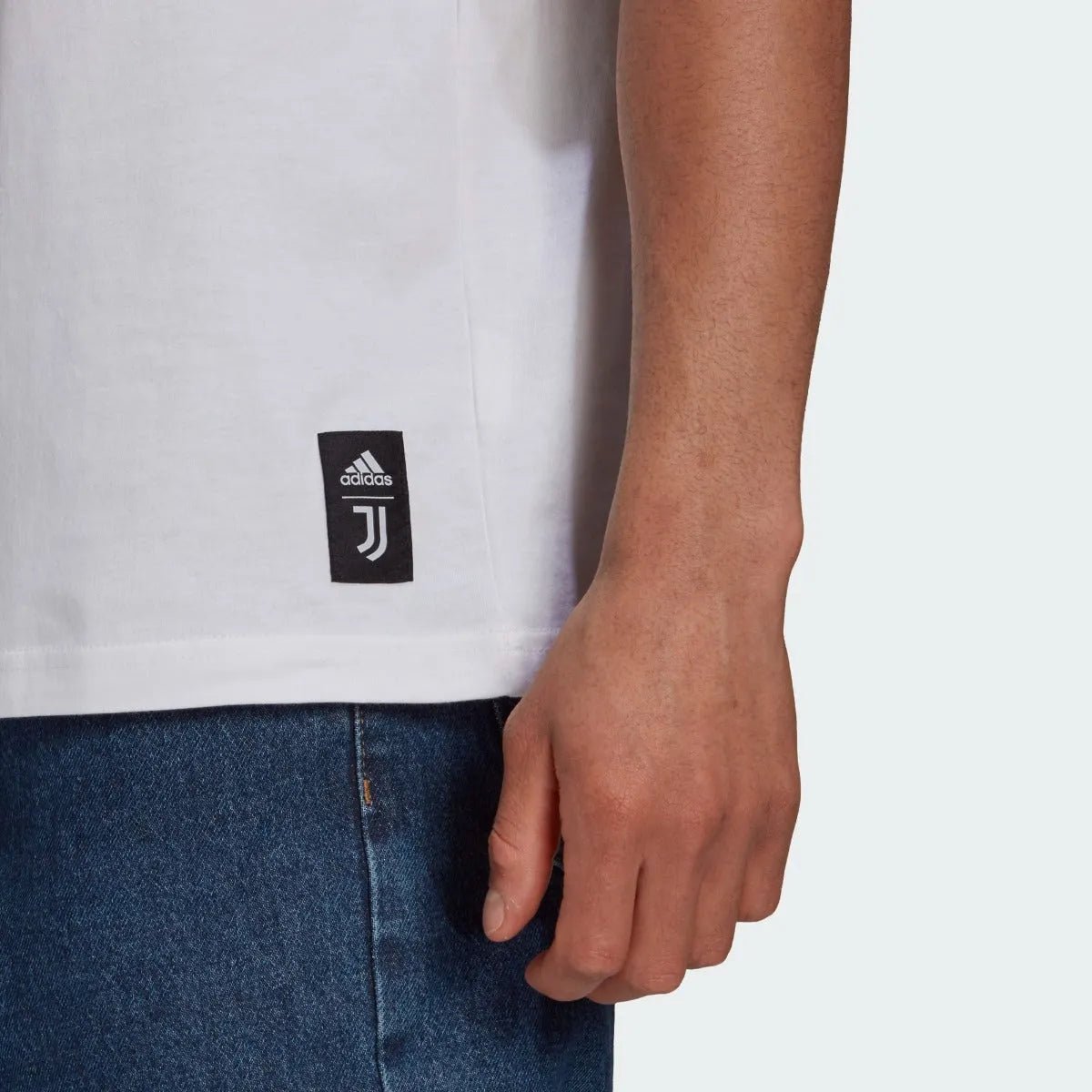 Adidas 2021-22 Juventus Street Graphic Tee - White-Black-Orange (Detail 2)