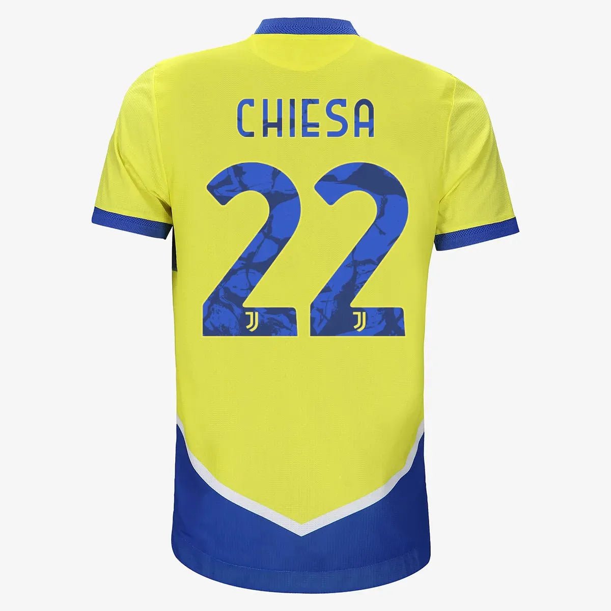 adidas 2021-22 Juventus Third Jersey - Shock Yellow-Blue