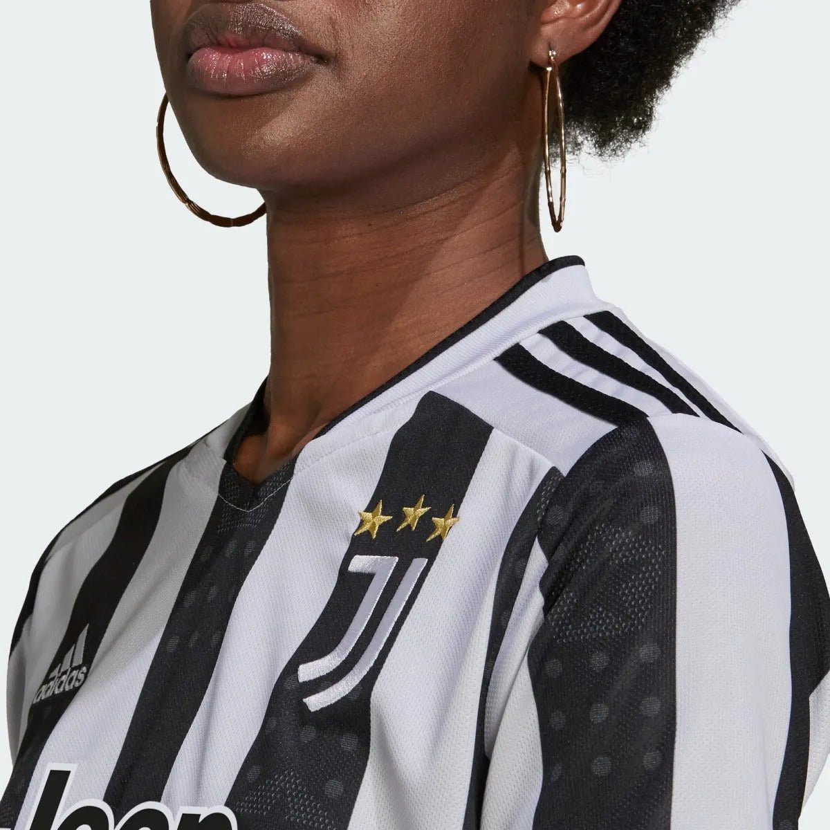 adidas 2021-22 Juventus Women Home Jersey - White-Black
