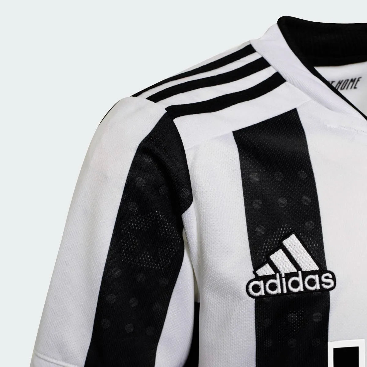 Adidas 2021-22 Juventus Youth Home Jersey - White-Black