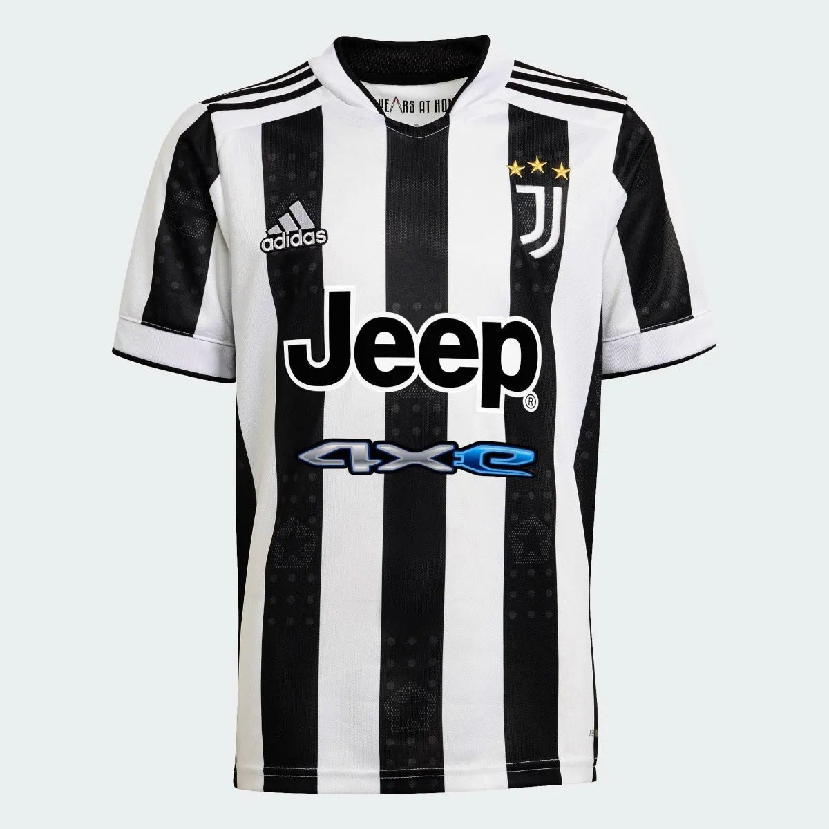 Adidas 2021-22 Juventus Youth Home Jersey - White-Black
