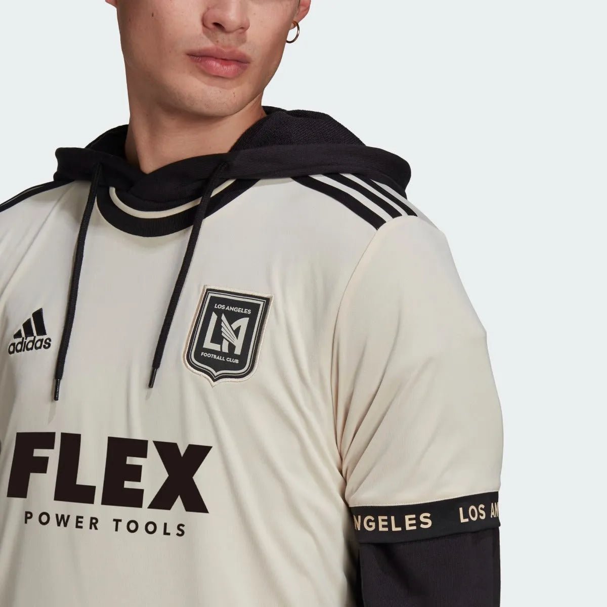Adidas 2021-22 LAFC Away Jersey - Beige-Black