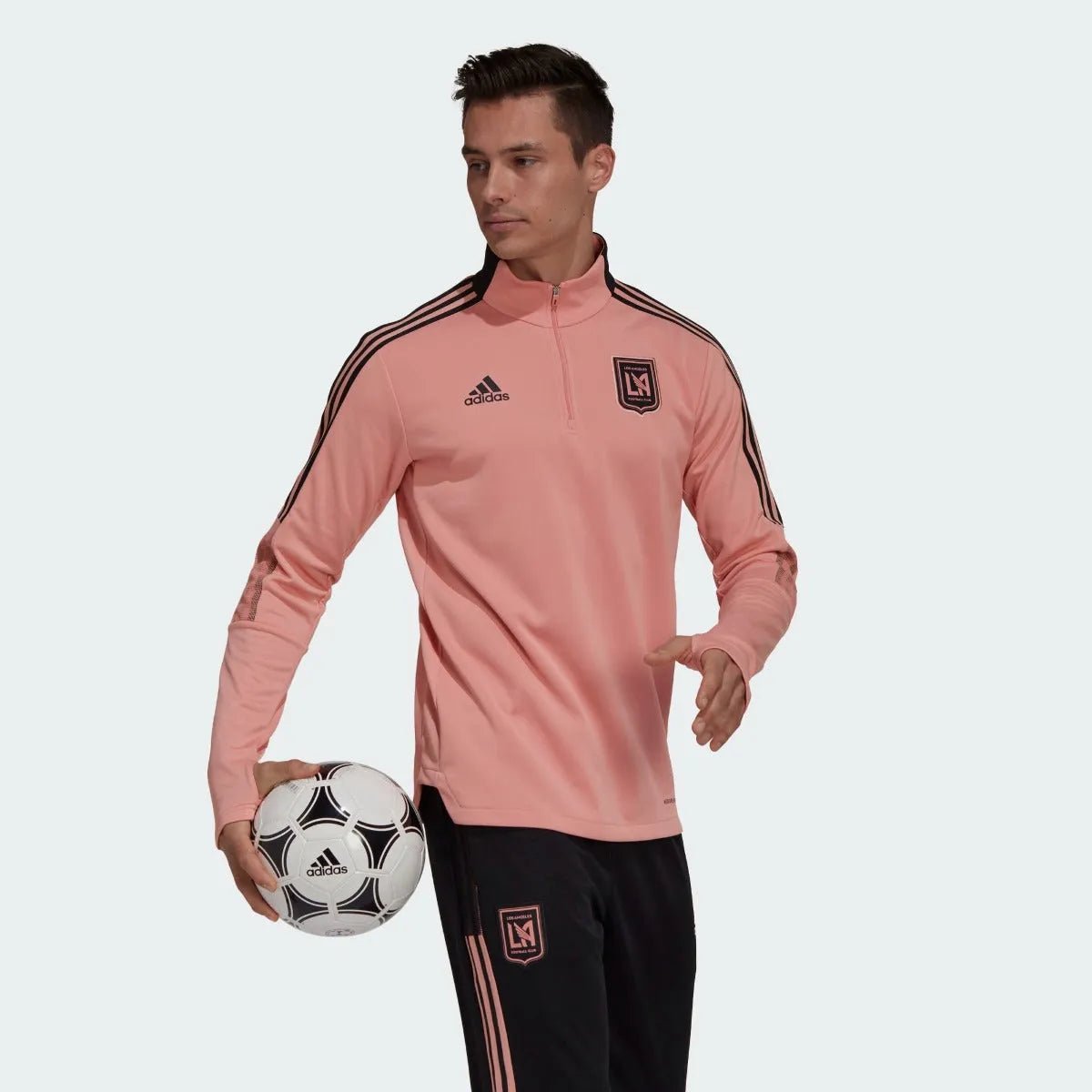 Adidas 2021-22 LAFC Warm-Up Top - Trace Pink