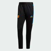 Adidas 2021-22 Manchester United Euro Training Pants - Black-Royal-Yellow