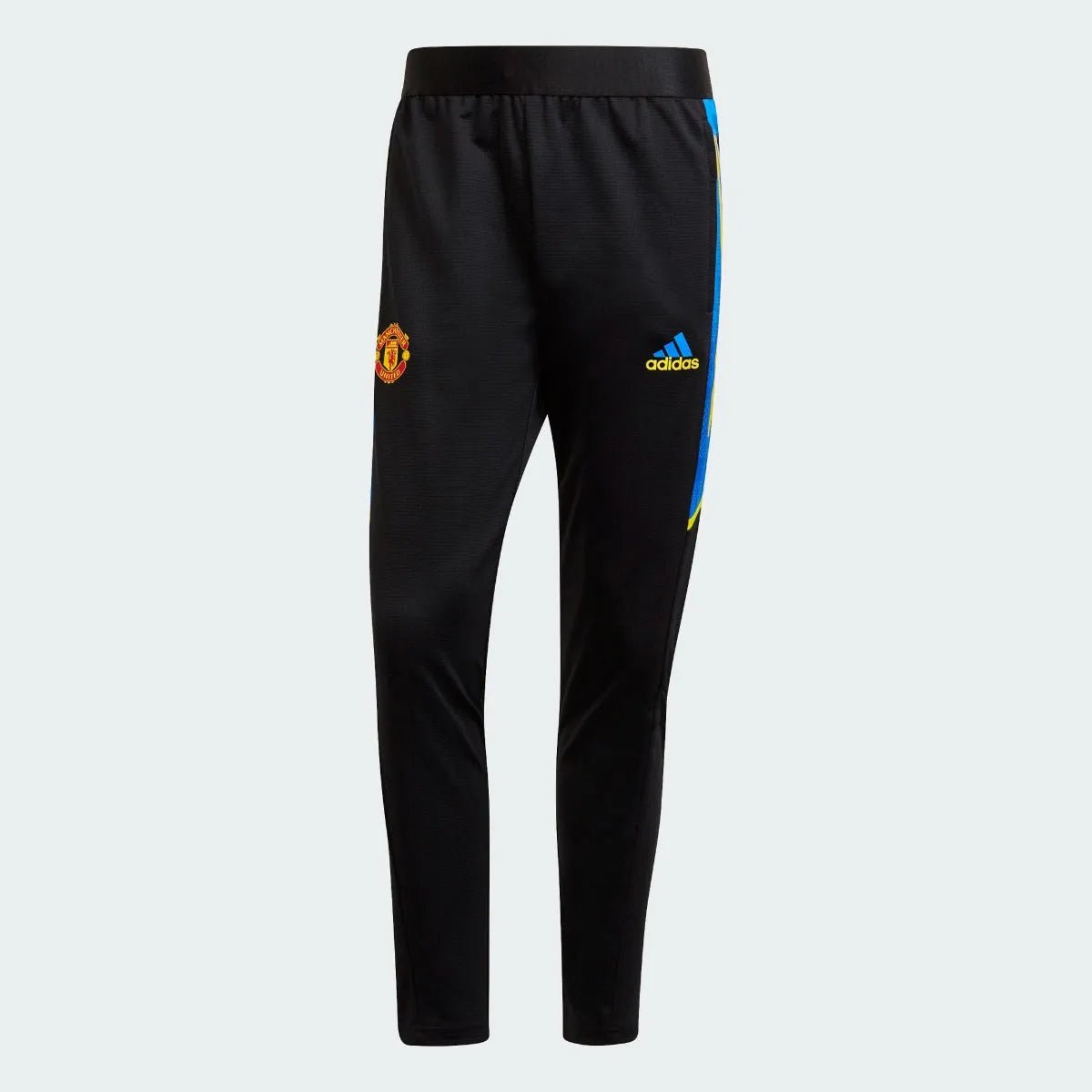 Adidas 2021-22 Manchester United Euro Training Pants - Black-Royal-Yellow