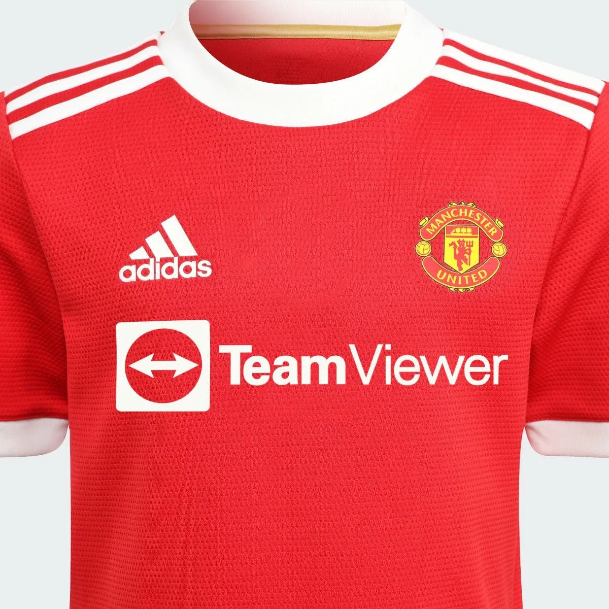 Adidas 2021-22 Manchester United Home MINI Set - Red-White