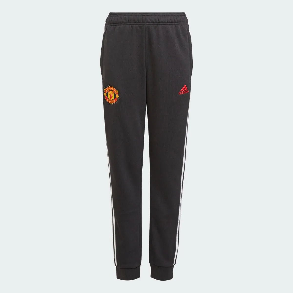 Adidas 2021-22 Manchester United Kids Sweatpants - Black-White