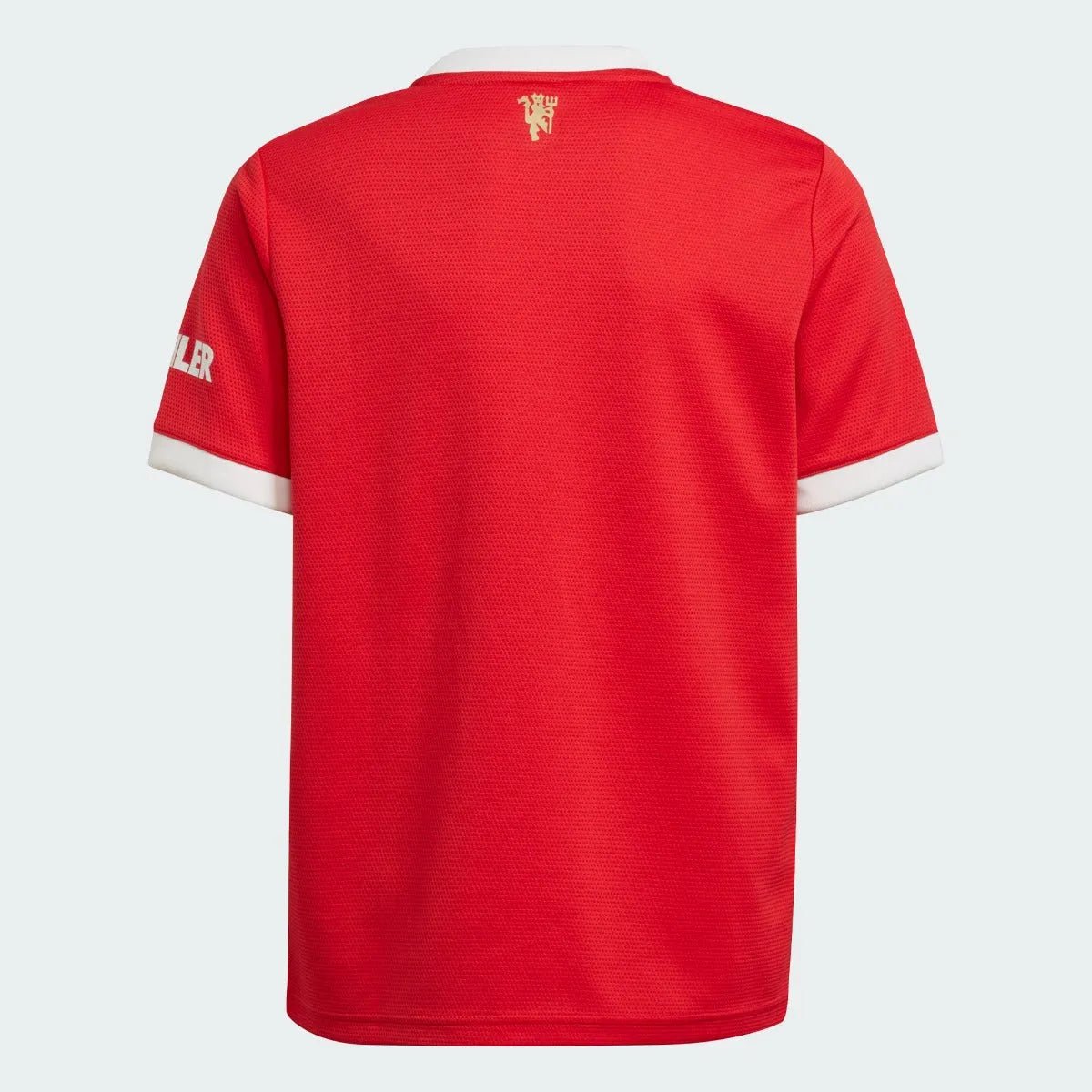 Adidas 2021-22 Manchester United Youth Home Jersey - Red-White