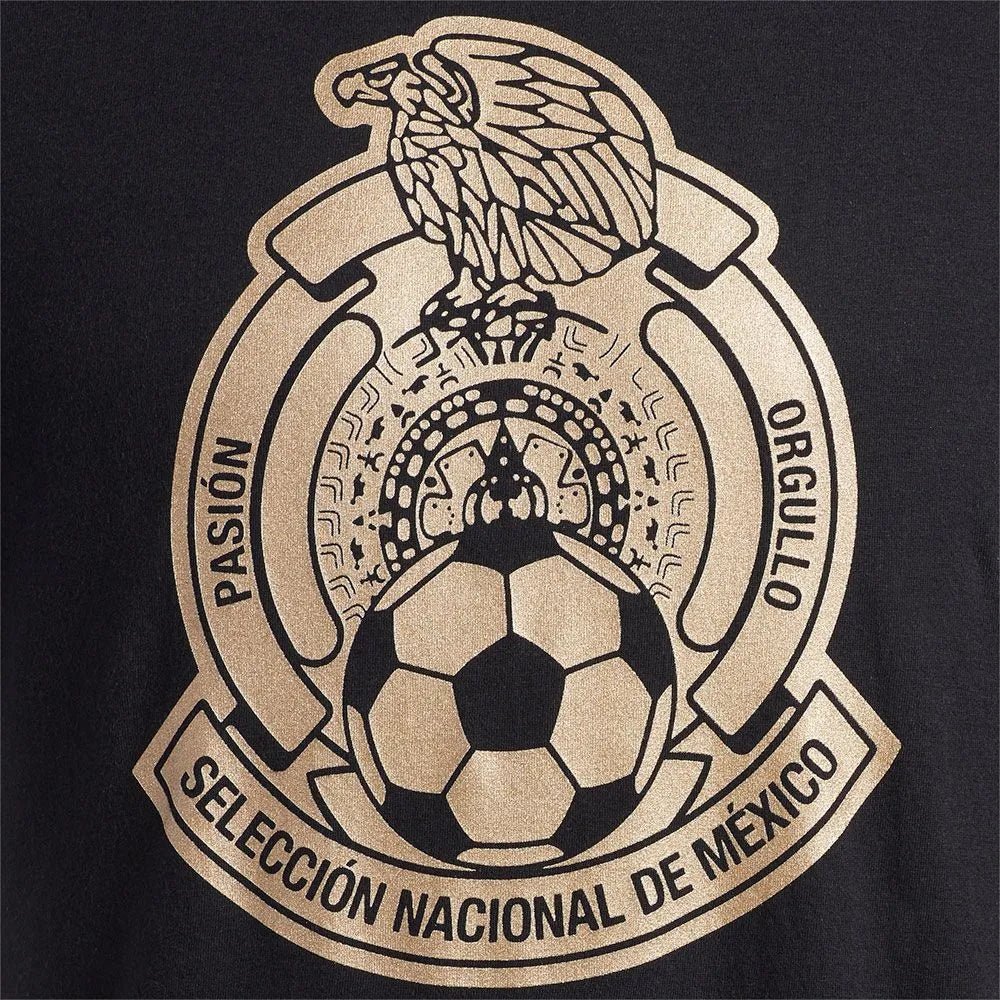 Adidas 2021-22 Mexico Amplifier SS Tee - Black-Gold
