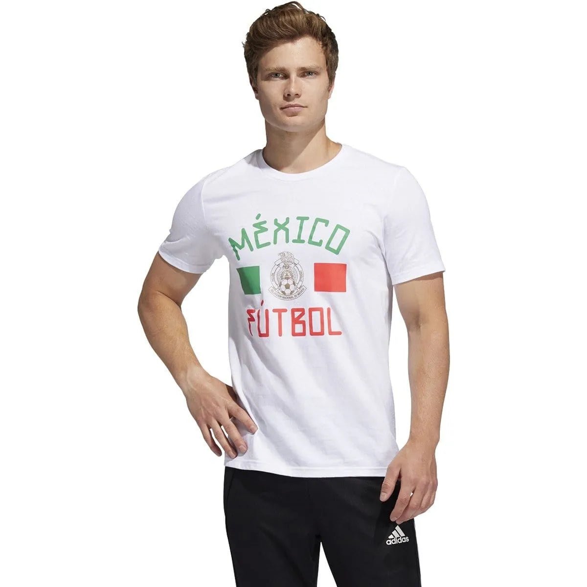 Adidas 2021-22 Mexico Amplifier SS Tee - White-Green