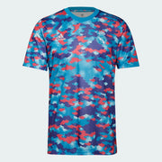 Adidas 2021-22 Real Madrid Pre-Match jersey - Cyan-Pink-Purple