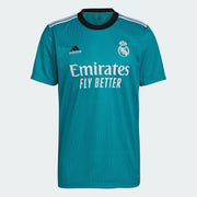 Adidas 2021-22 Real Madrid Third Jersey - Hi Res Aqua