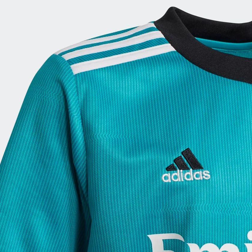 Adidas 2021-22 Real Madrid Youth Third Jersey - Hi Res Aqua