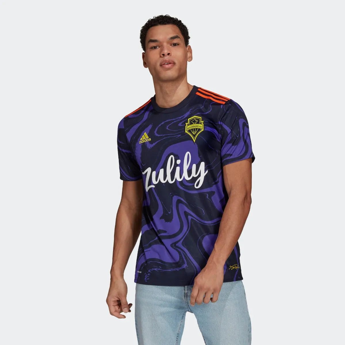 Adidas 2021-22 Seattle Sounders Away Jersey - Legend Ink-Energy Ink