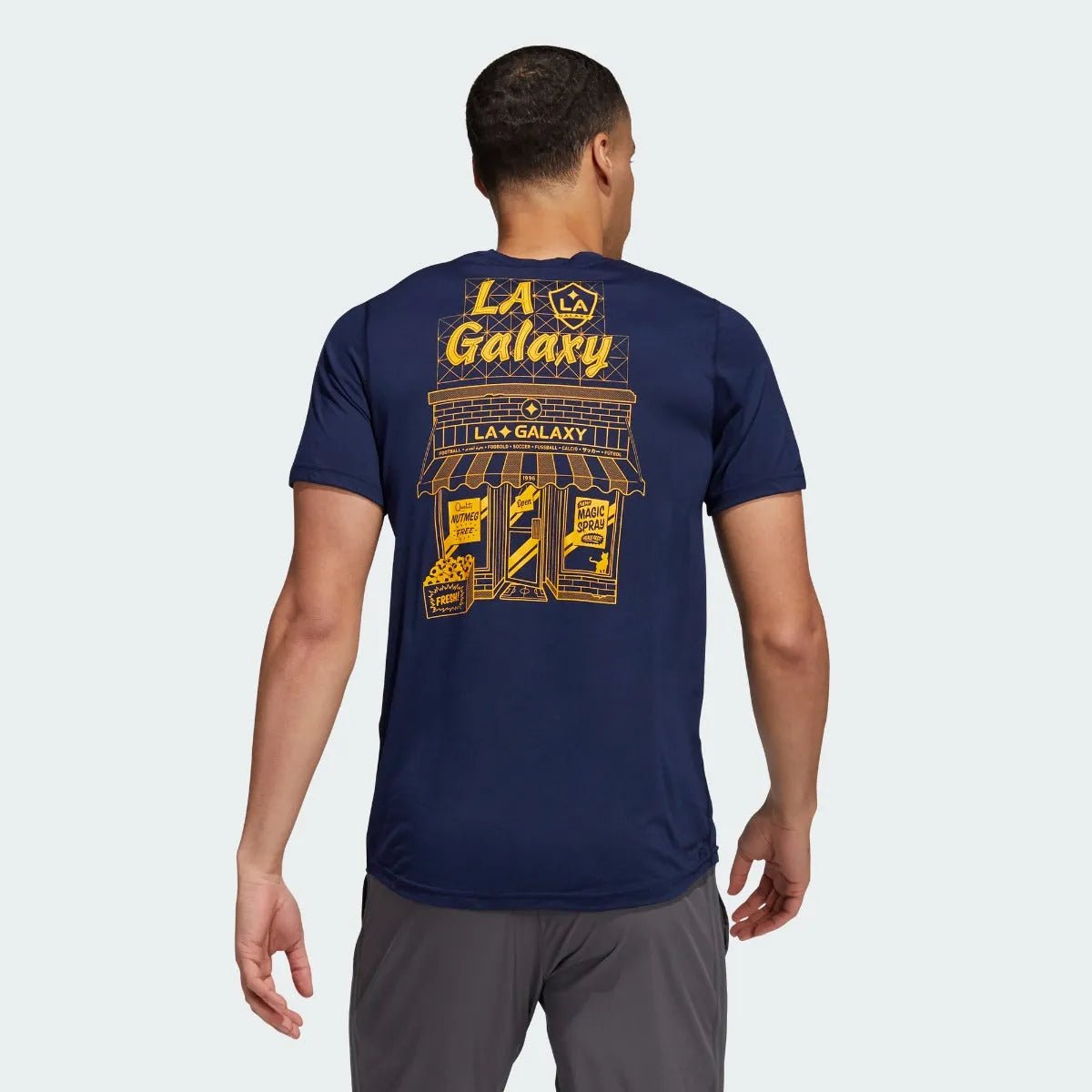 Adidas 2021 LA Galaxy Creator SS Tee - Navy