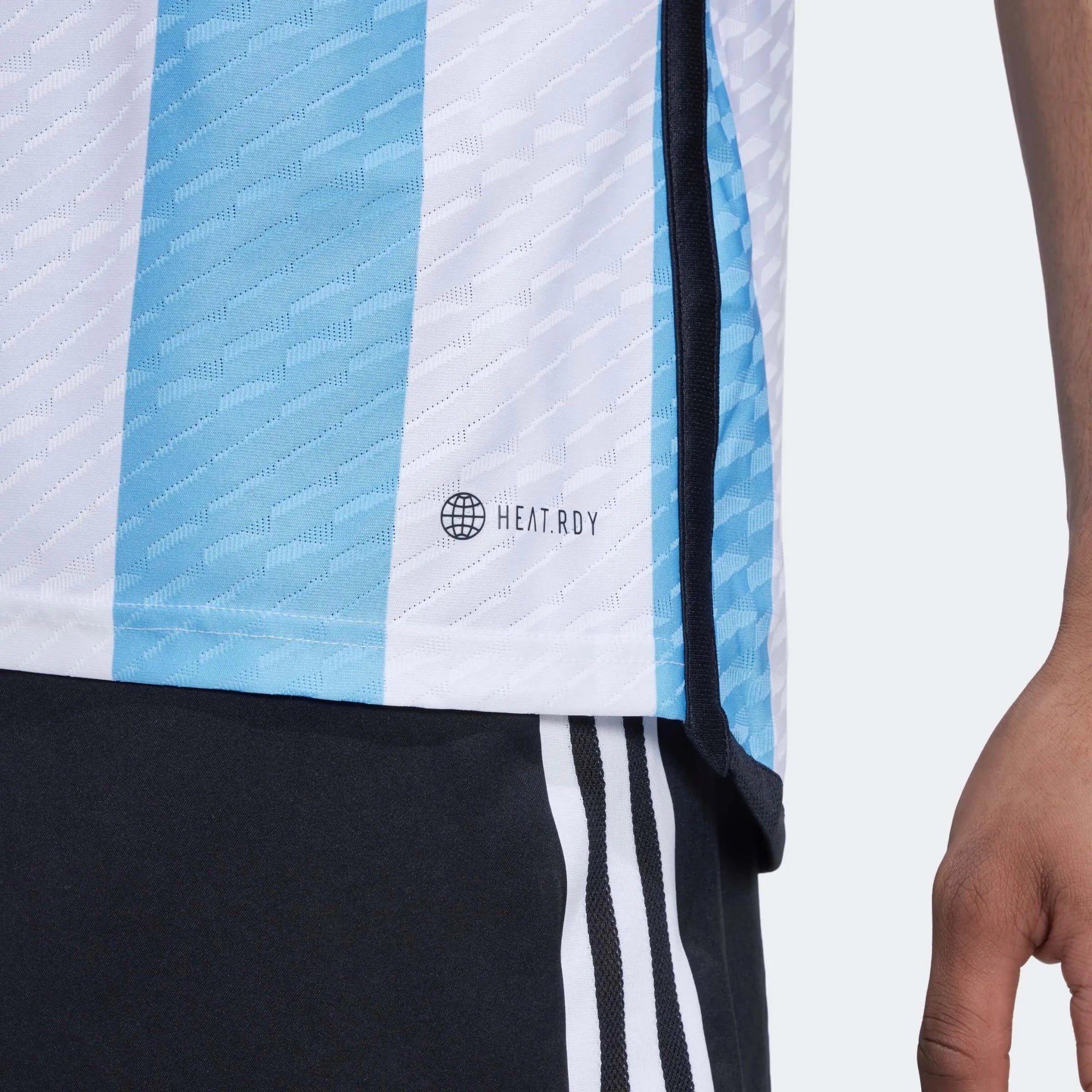 adidas 2022-23 Argentina Authentic Home Jersey - White-Light Blue