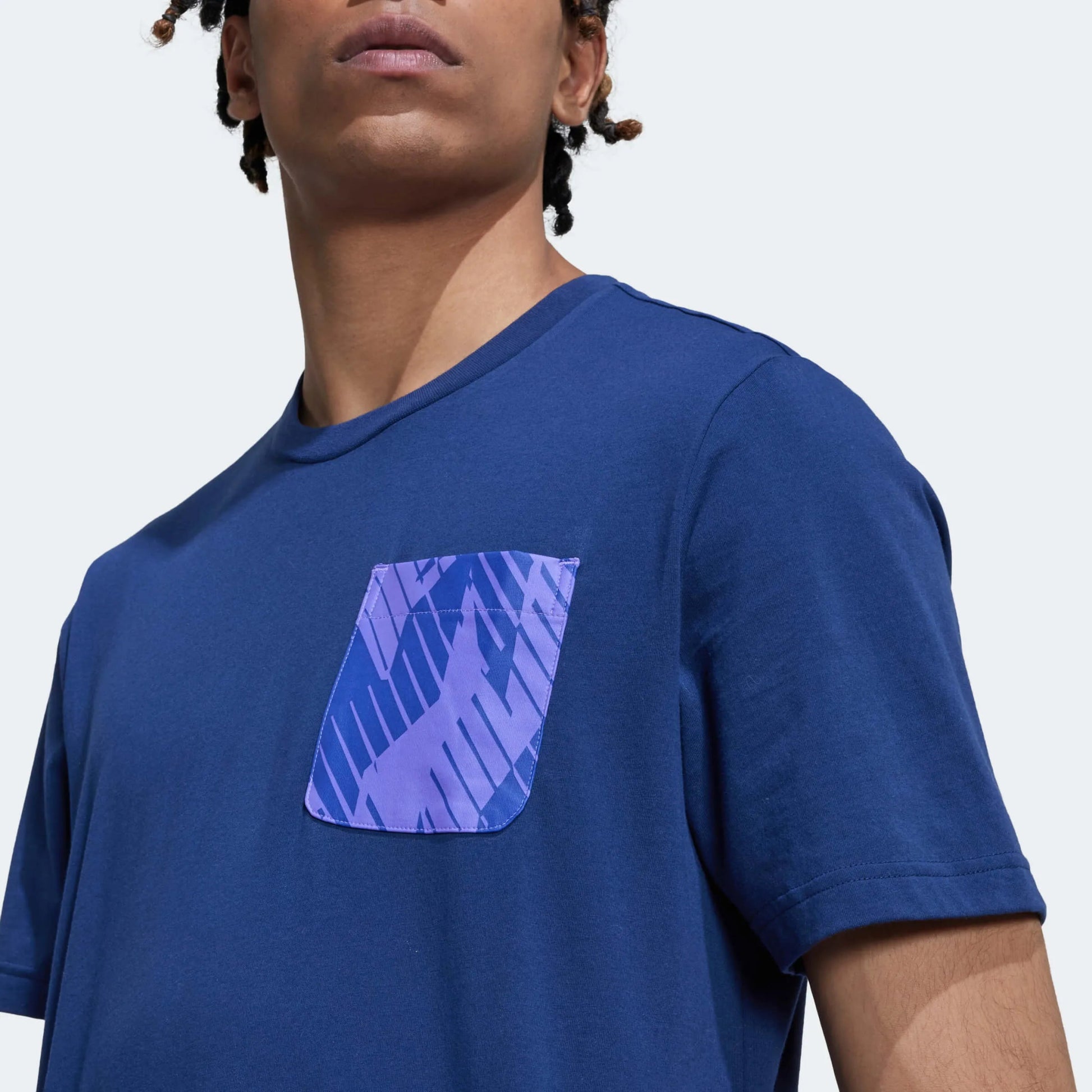 Adidas 2022-23 Argentina Graphic Tee Night Indigo (Detail 1)