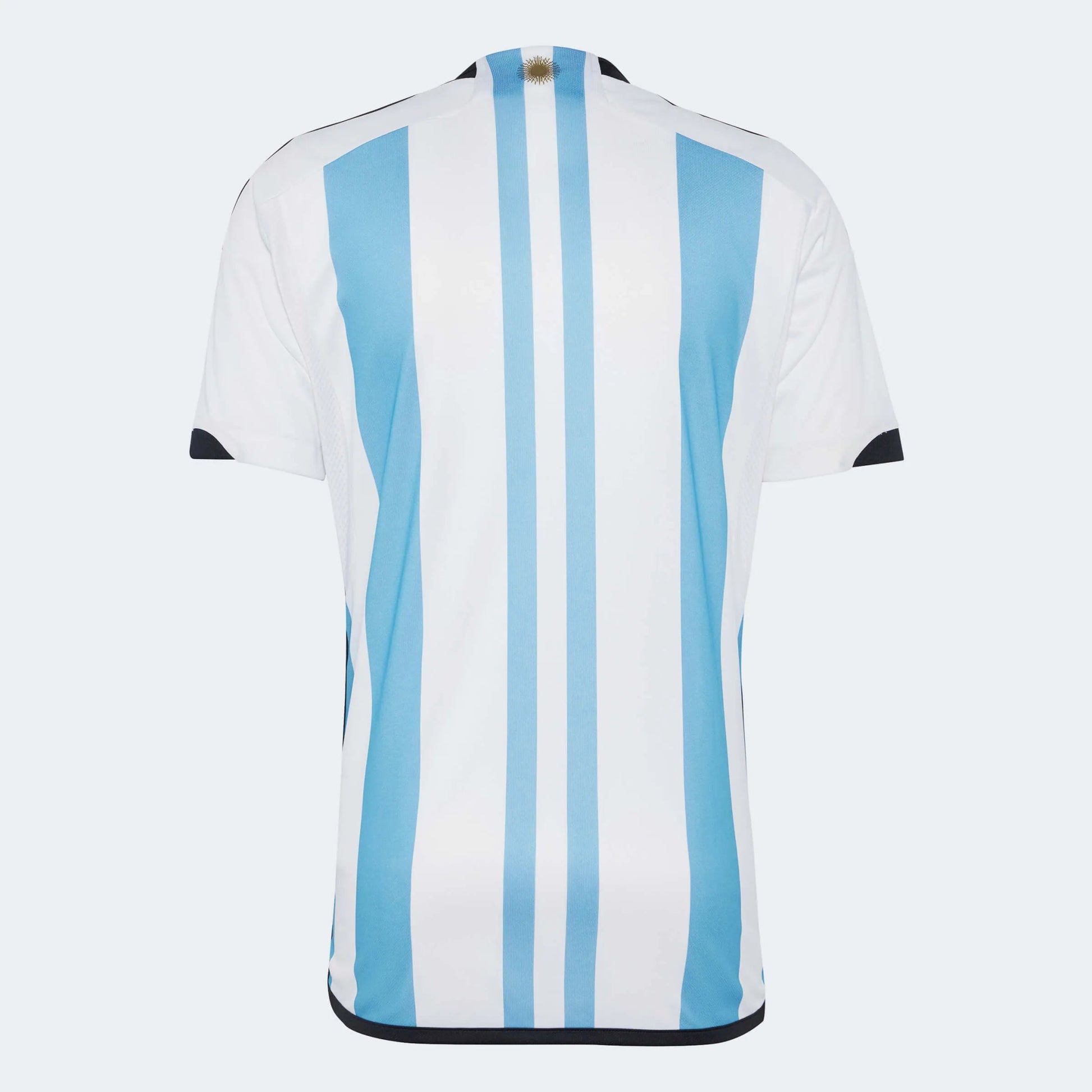 adidas 2022-23 Argentina Home Jersey World Cup 3 Star- White - Light Blue