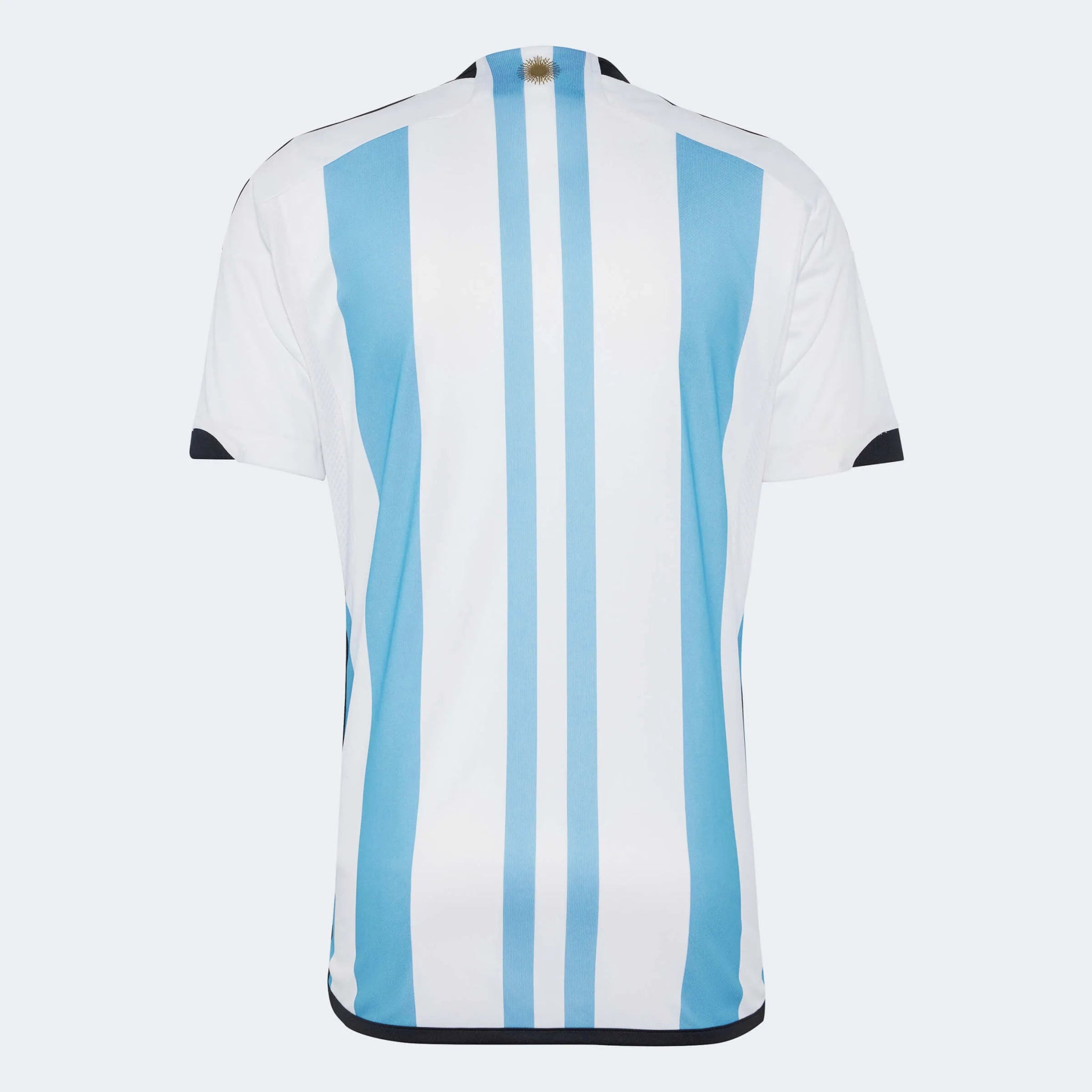 adidas 2022-23 Argentina Home Jersey World Cup 3 Star- White - Light Blue
