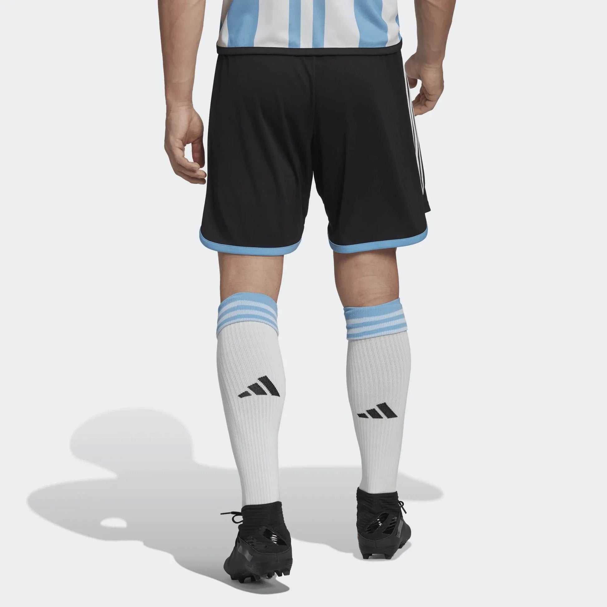 adidas 2022-23 Argentina Home Shorts - Black-White
