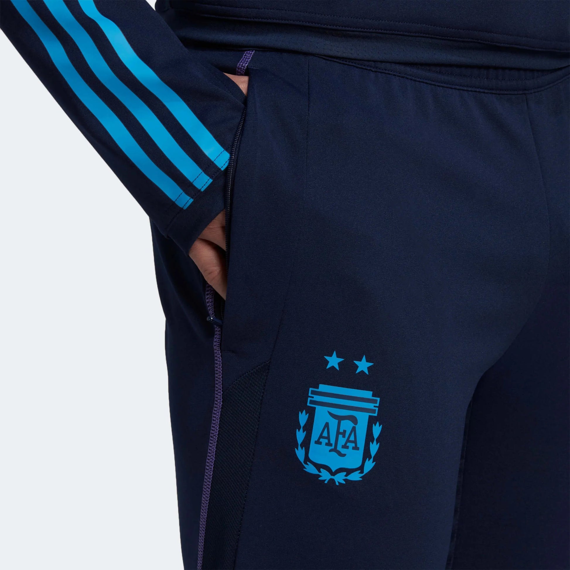 adidas 2022-23 Argentina Training Pants Night Indigo
