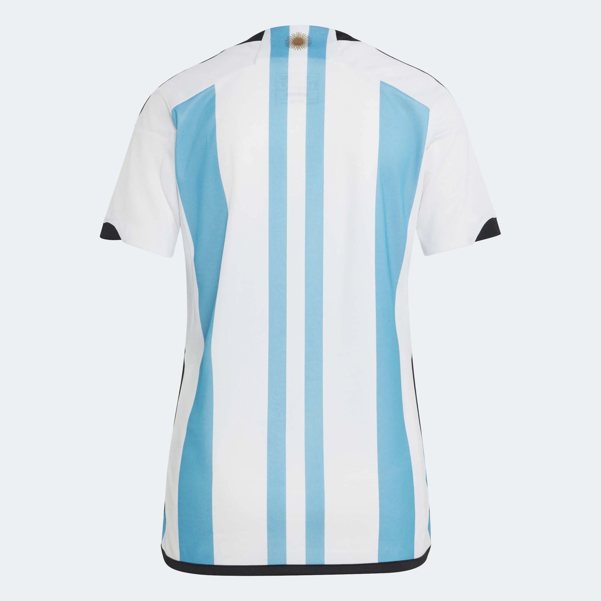 adidas 2022-23 Argentina Womens Home Jersey World Cup 3 Star - White - Light Blue