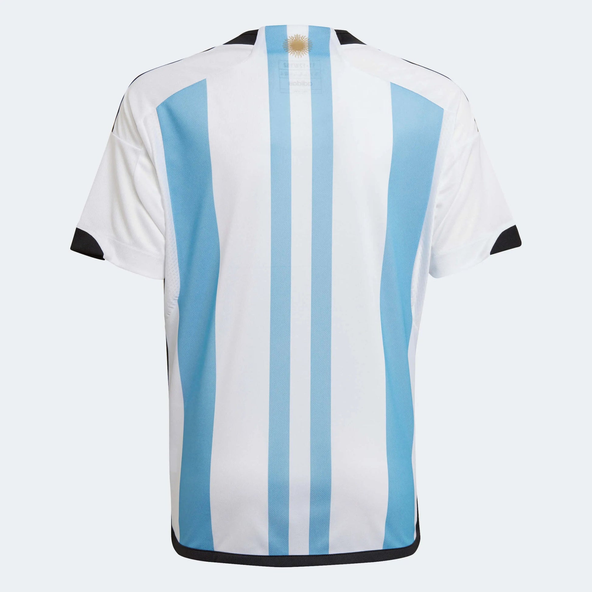 adidas 2022-23 Argentina Youth Home Jersey - White-Light Blue