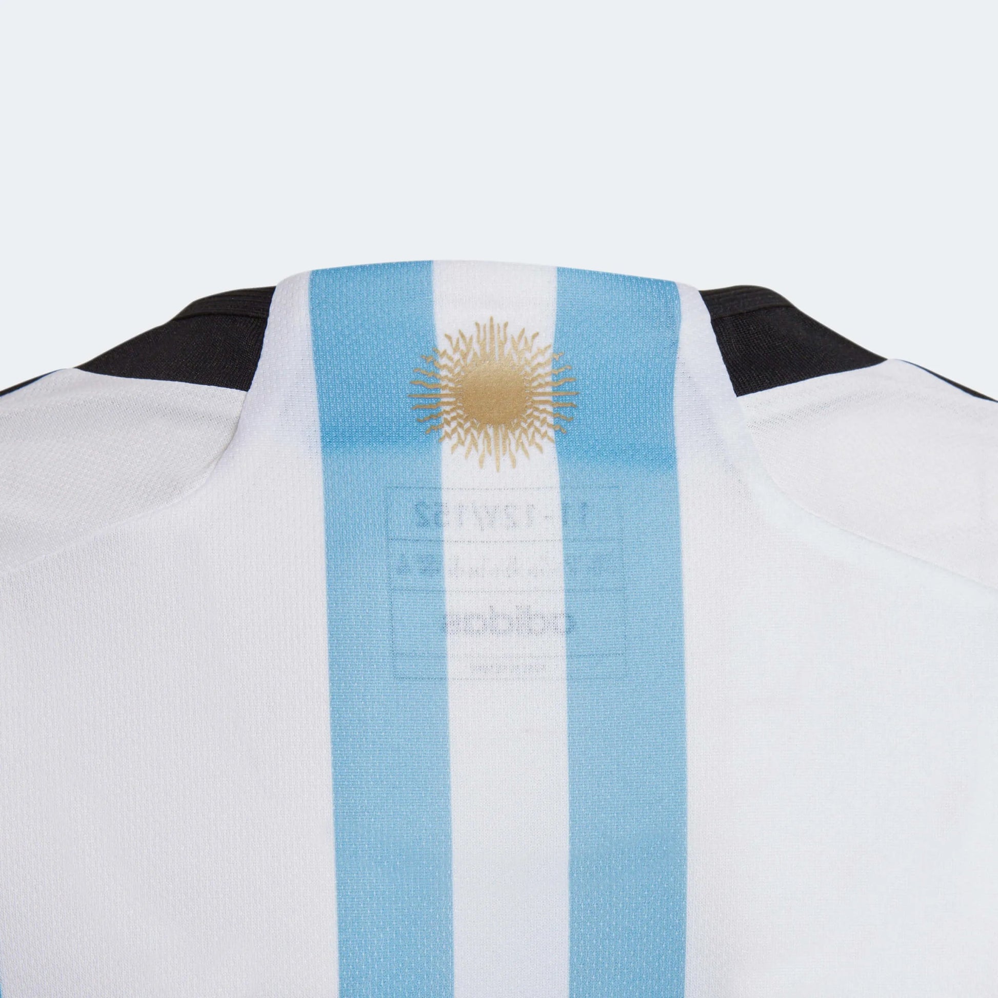 adidas 2022-23 Argentina Youth Home Jersey - White-Light Blue