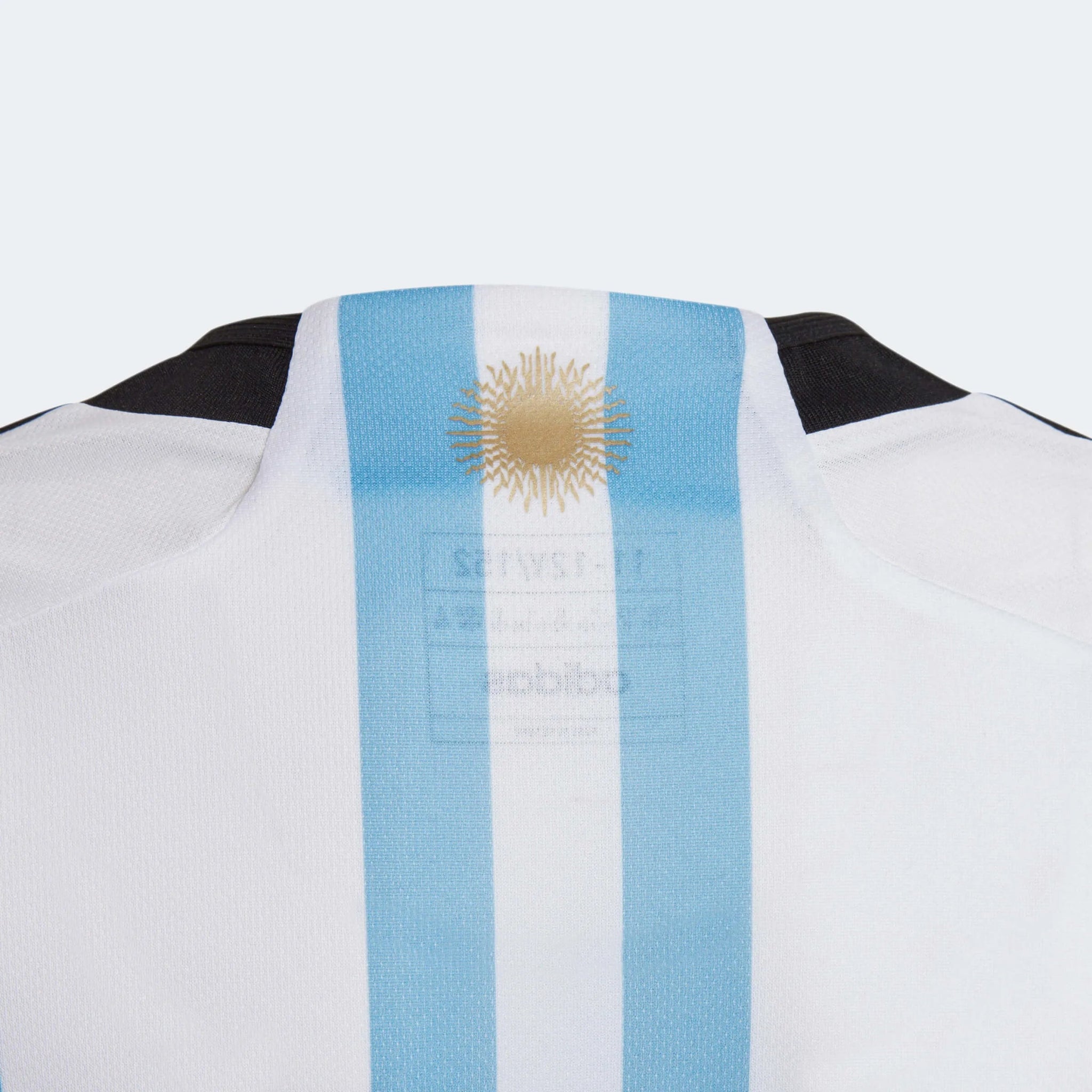 adidas 2022-23 Argentina Youth Home Jersey - White-Light Blue