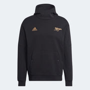 adidas 2022-23 Arsenal Travel Hoody - Black