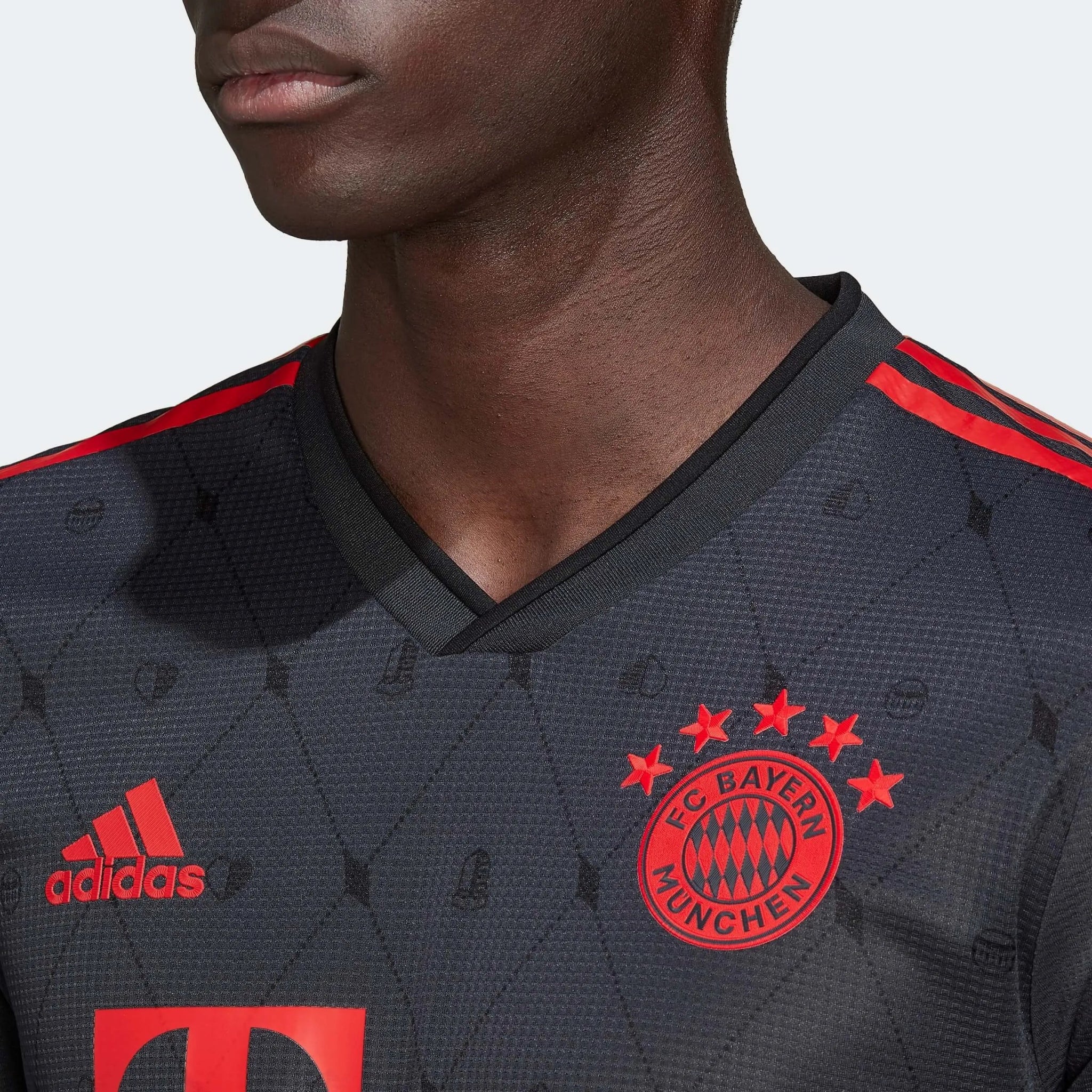 adidas 2022-23 Bayern Munich Authentic Third Soccer Jersey - Black