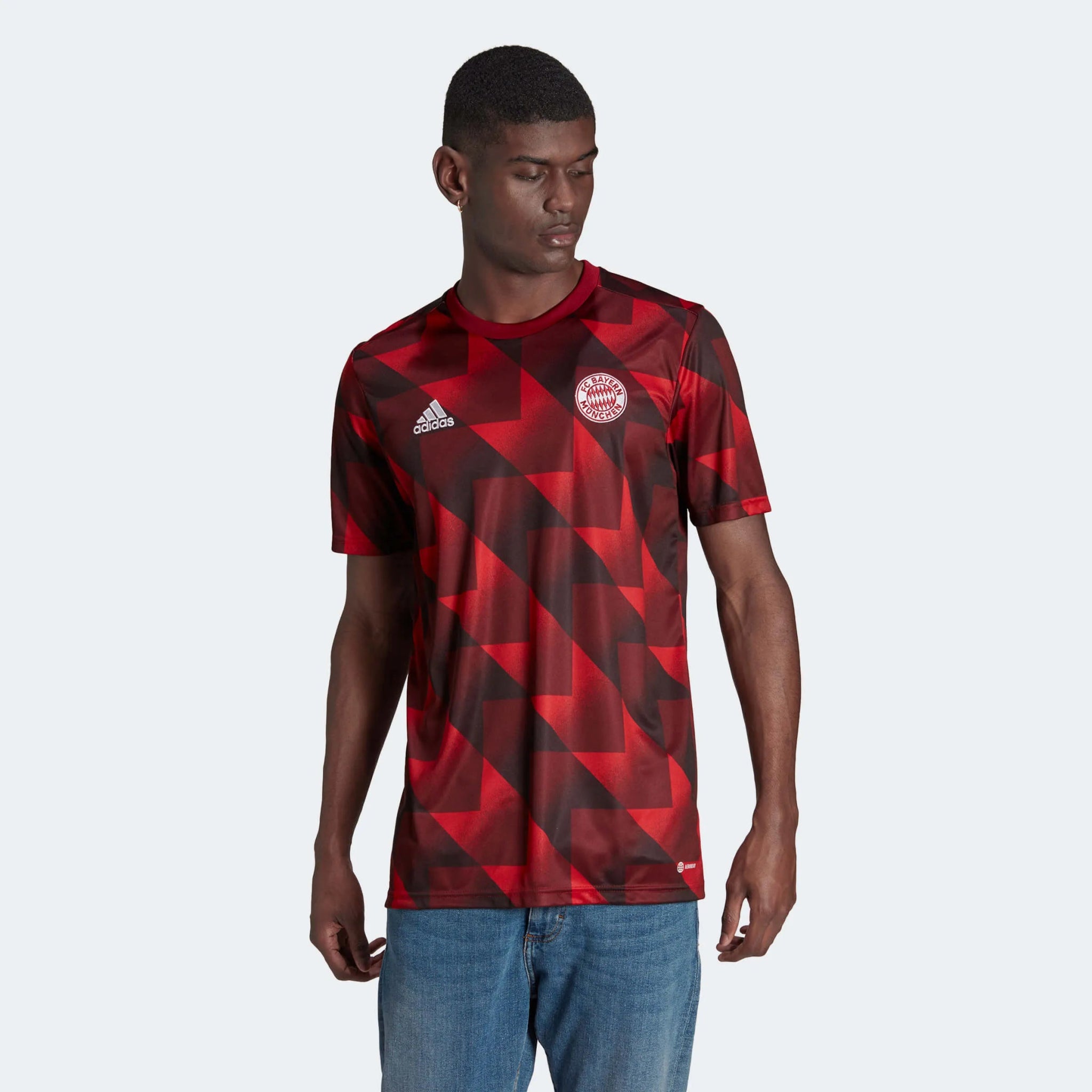 adidas 2022-23 Bayern Munich Pre-Match Jersey (Model - Front)