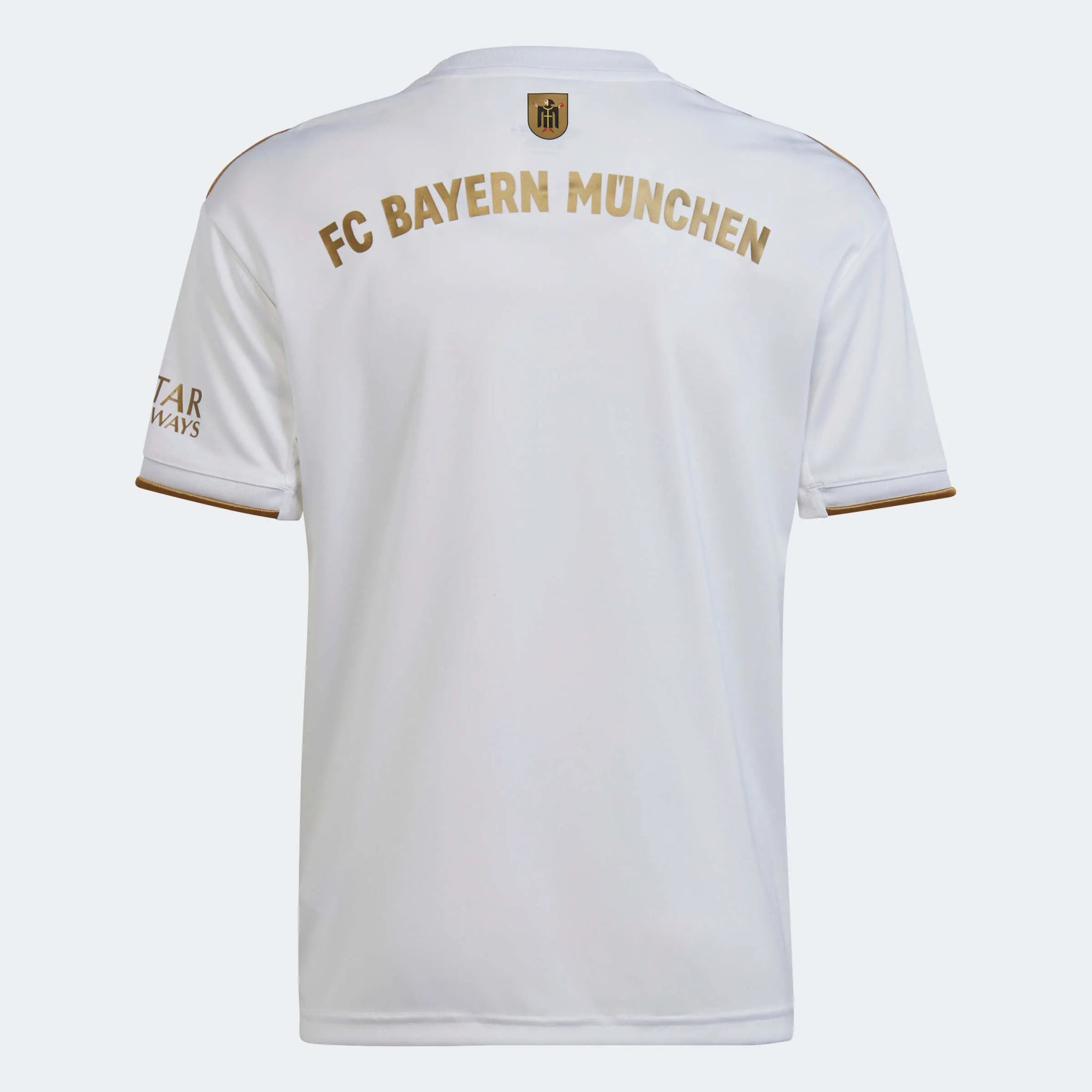 adidas 2022-23 Bayern Munich Youth Away Jersey - White-Gold