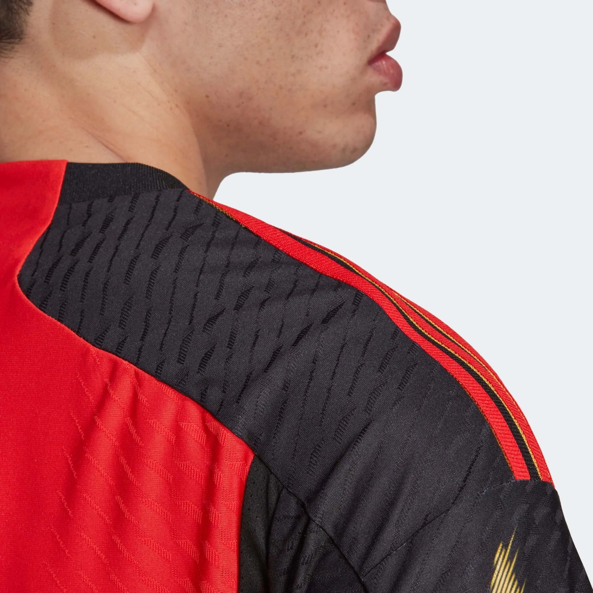 adidas 2022-23 Belgium Authentic Home Jersey - Red-Black