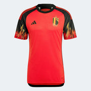 adidas 2022-23 Belgium Authentic Home Jersey - Red-Black