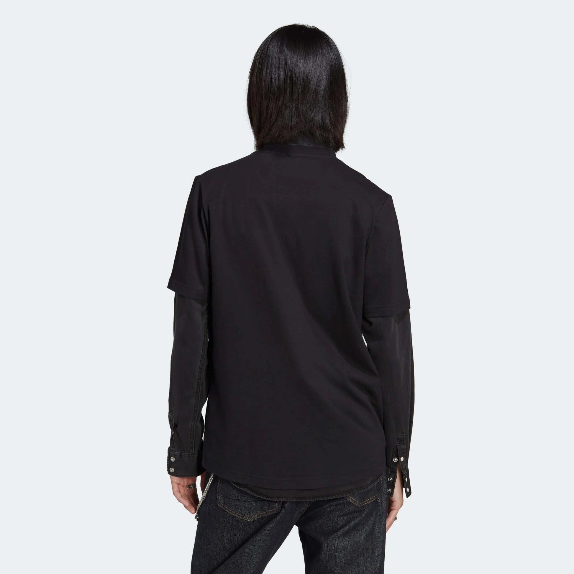 adidas 2022-23 Belgium DNA Graphic Tee - Black (Model - Back)