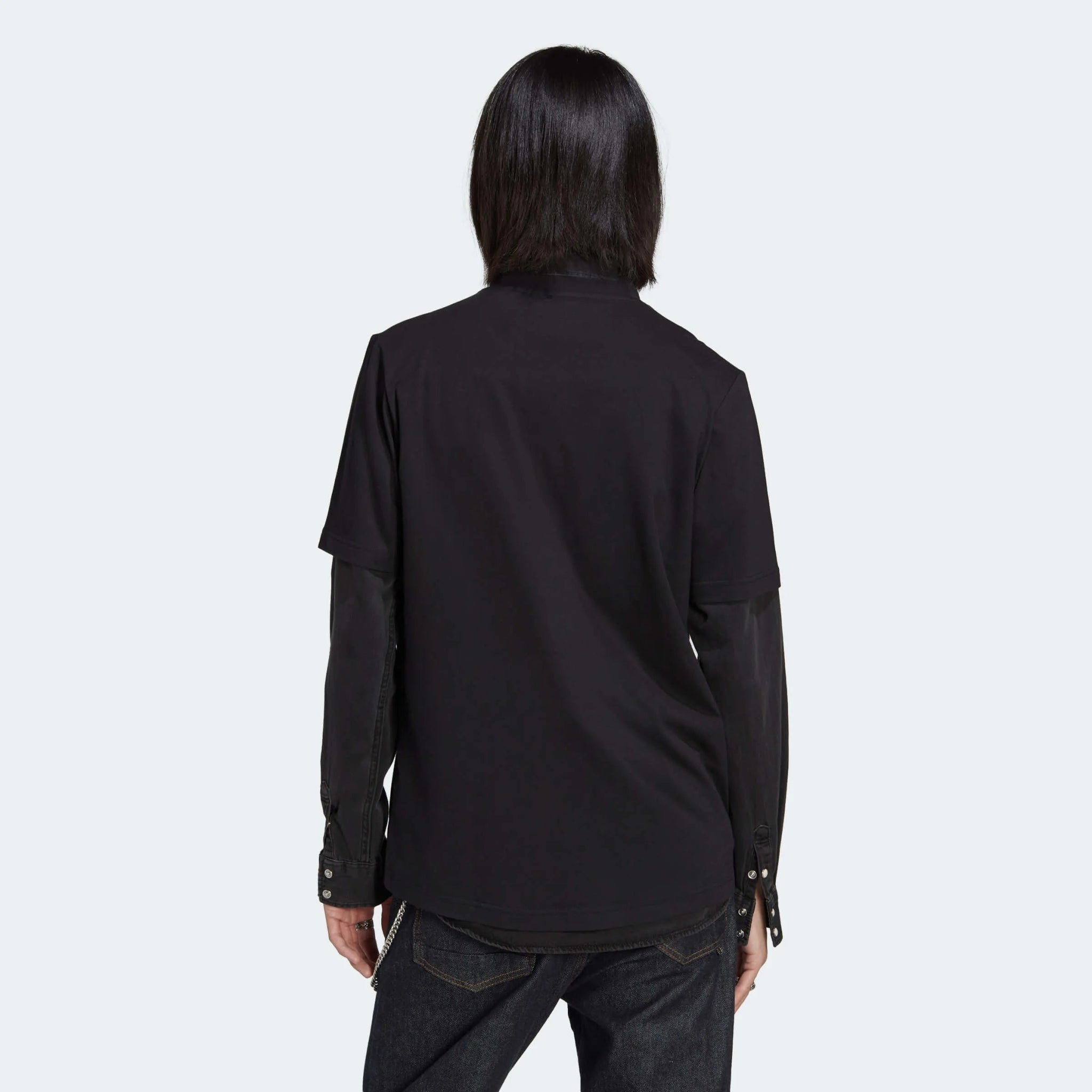 adidas 2022-23 Belgium DNA Graphic Tee - Black (Model - Back)