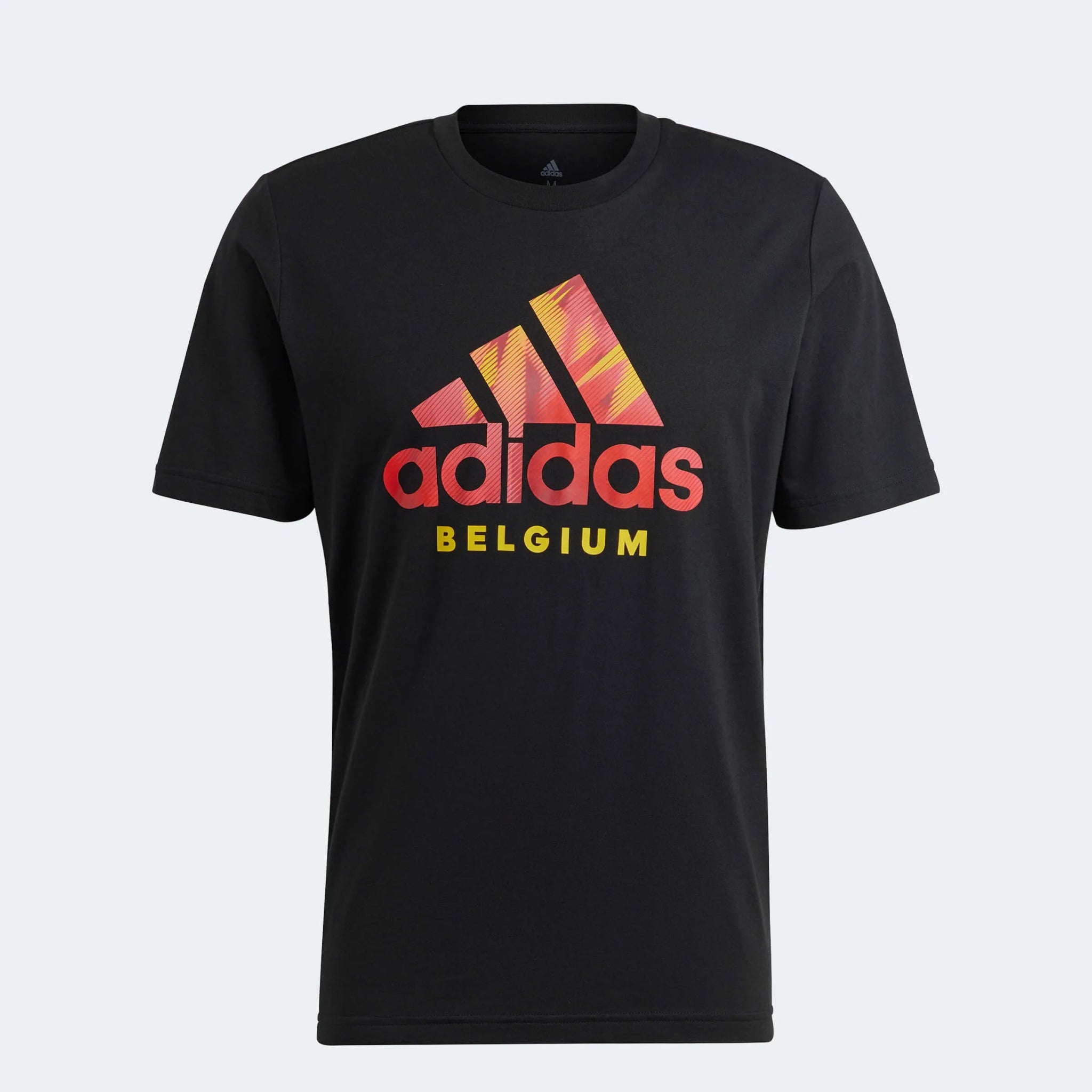 adidas 2022-23 Belgium DNA Graphic Tee - Black (Front)
