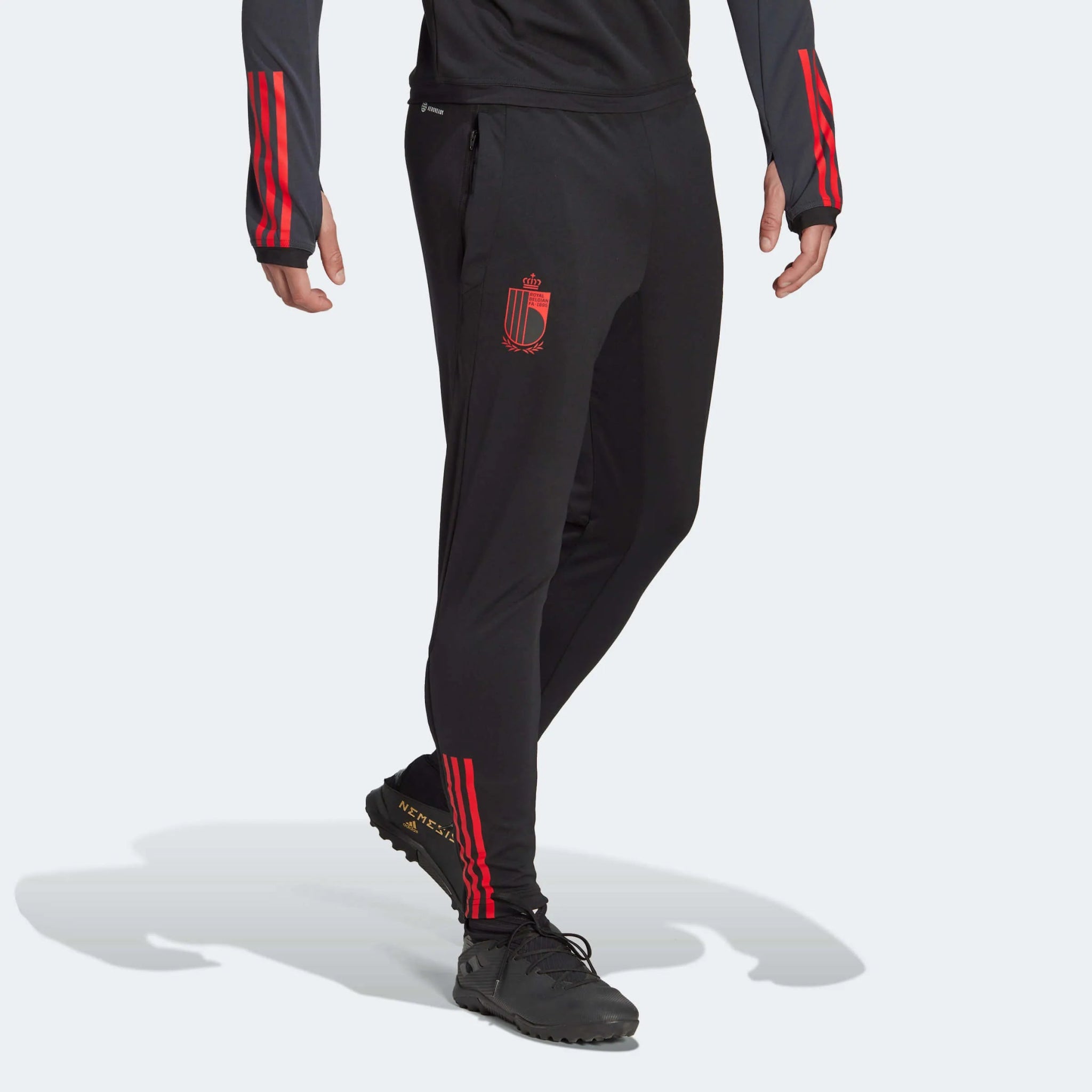 adidas 2022-23 Belgium Training Pants - Black